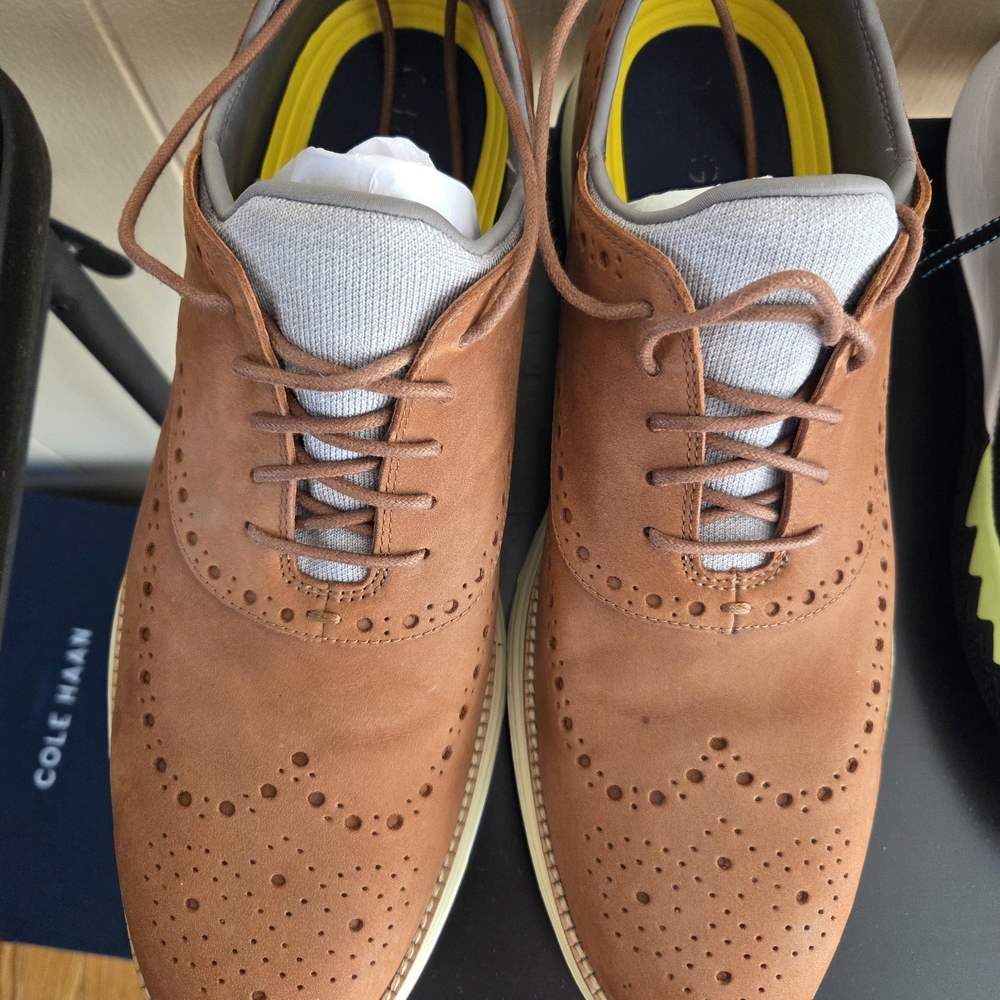 Cole Haan Men's Tan Oxford Shoes